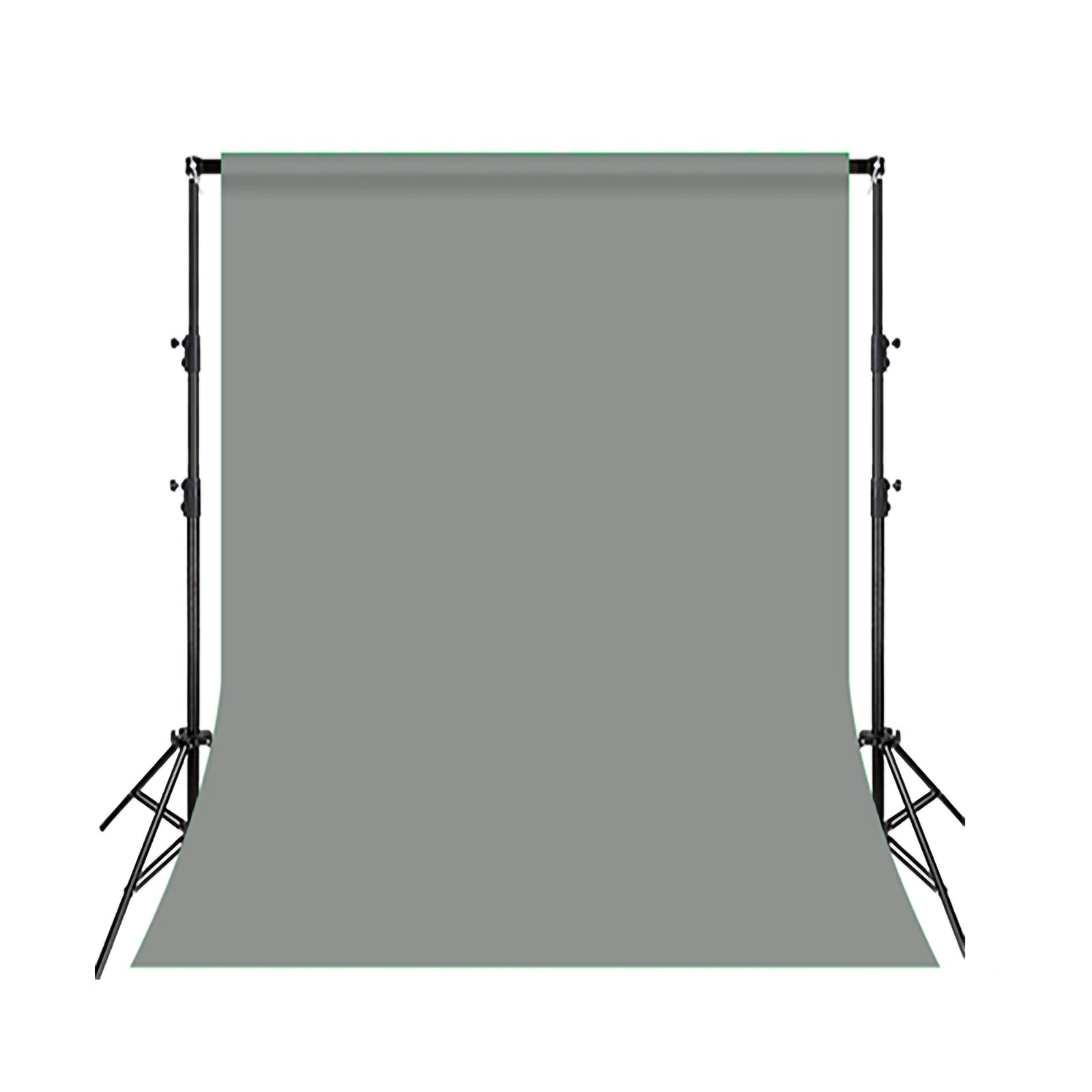 Zhexun Grey Photography Backdrop Background, Muslin Chromakey Green Screen For Photo Video Studio Youtube Equipment (Color : Size : 3Mx3m)