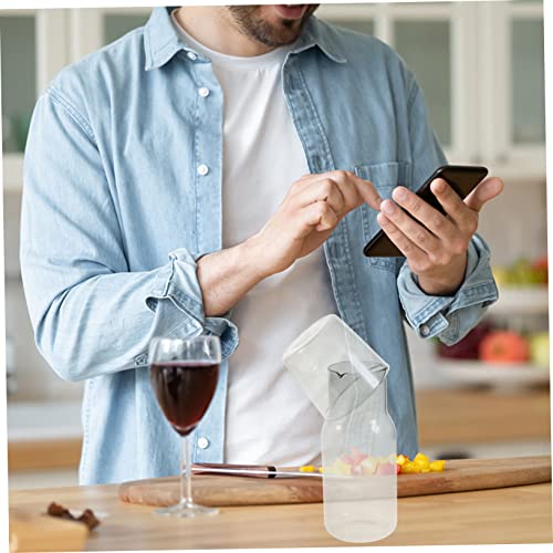 Zerodeko vaso de vidrio gris transparente para beber miniatura 7
