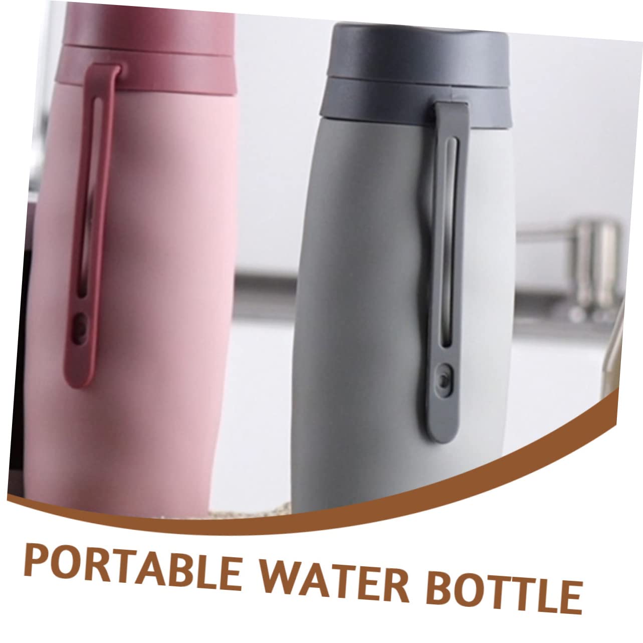 TOYANDONA Faltbecher Wasser Wandern Krüge Faltbare Flasche Faltbare Reiseflaschen Faltbare Trinkflasche Kieselgel Grau Wiederverwendbar