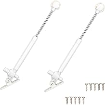 10 inch 22.5 Lb/100N Gas Shock Spring Strut for RV Camper Bed Storage Cover Door Tool Box Toy Lid Basement Boat Hatch TV Cabinet Chicken Coop Replacement Parts, Set of 2 A-White