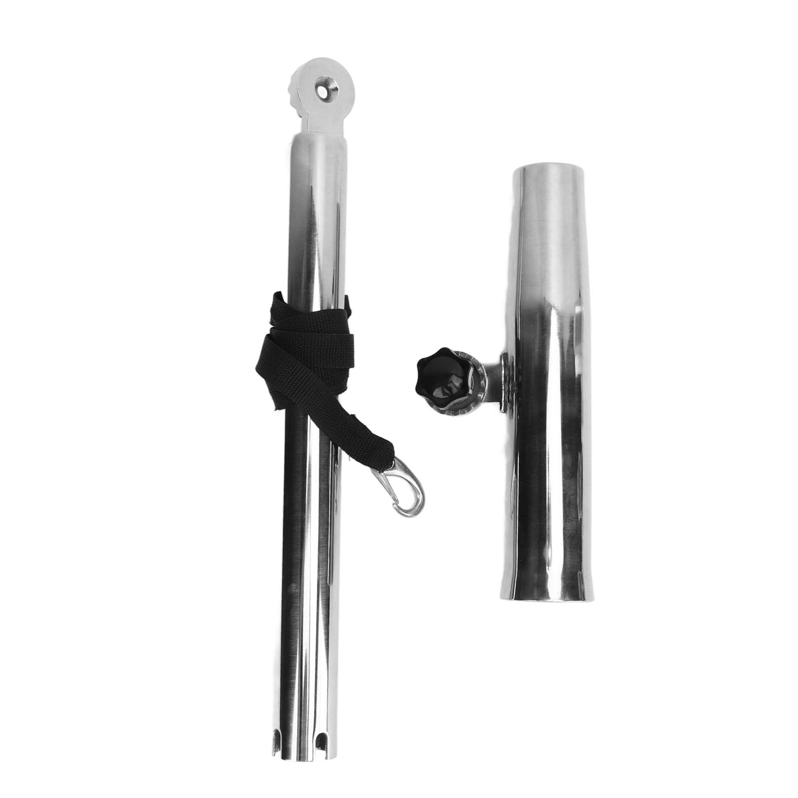 Kikumi Soporte para Caña Elegante con Estabilizador, Soporte para Caña Elegante con Estabilizador Ajustable, Resistente, Resistente Al Desgaste de 1 a 5/8 Pulgadas para Yates y Barcos