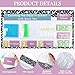 Resurhang Back to School Counting The Days with Base Ten Pocket Chart Place Value, Counting Caddie Pocket Chart for Classroom Bulletin Board School or Home Decor, 4 Hooks(Black,Composition Notebook)
