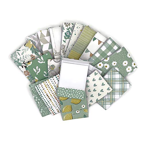 Mini Notepads Matchbook Style Party Favors in Mint Lemonade