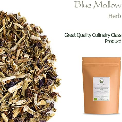 Mallow Blue Leaves Tea - Malva Sylvestris Malva Herb Tisane 100g