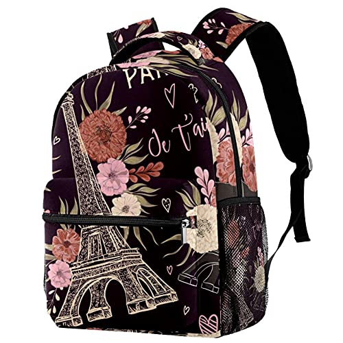 Sac à dos Paris Tour Eiffel ergonomique pour soulager le dos des élèves