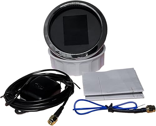 Miniatura 5 de ELING 3 38 pulgadas, 6 en 1, multifuncional, ajustable, GPS, tacómetro, voltímetro, presión de aceite, nivel de combustible, medidor de temperatura