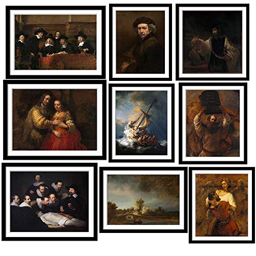 Image of Tallenge - Rembrandt - Small Poster - (Paper; 12 x 17-inches, Multicolor) - Set of 10