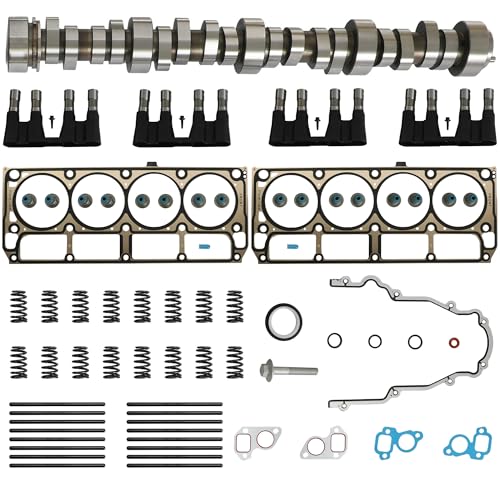 Image of E1840P Sloppy Stage 2 Camshaft Kit For 1999-2013 GM Gen III /IV LS Engine | W /Lifters & Head Gasket Set Fit For Chevy Avalanche Tahoe GMC Yukon Sierra Buki Cadillac 4.8l 5.3l 6.0l 6.2l Vortec Trucks V8