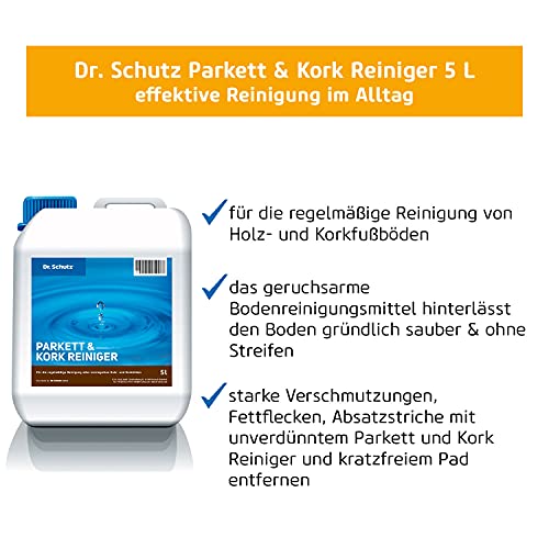Parkettreiniger Dr. Schutz für Holz- und Korkböden, 5 Liter
