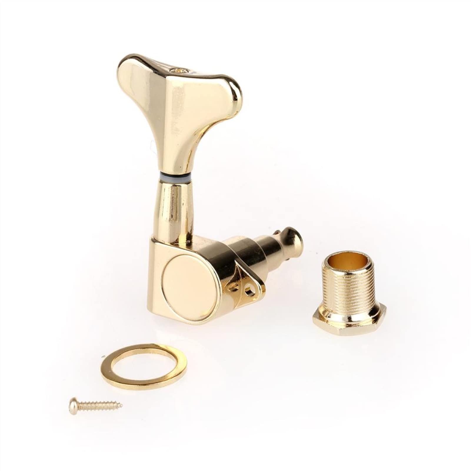 4 In Zeile Verschlossene Elektrische Bass-Tuner Maschinenköpfe Tuning-Tasten Für 4 String-Präzision Bass Gold Tuner Mechaniken Knöpfe