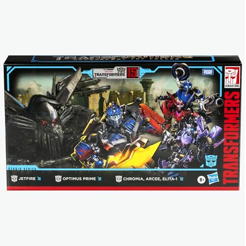 Transformers G02945S1 Toys Studio Series Revenge Of The Fallen 15Th Anniversary Autobot Multipack, Optimus Prime, Jetfire, Chromia, Elita-1, Arcee, 5 Action Figures thumb #3
