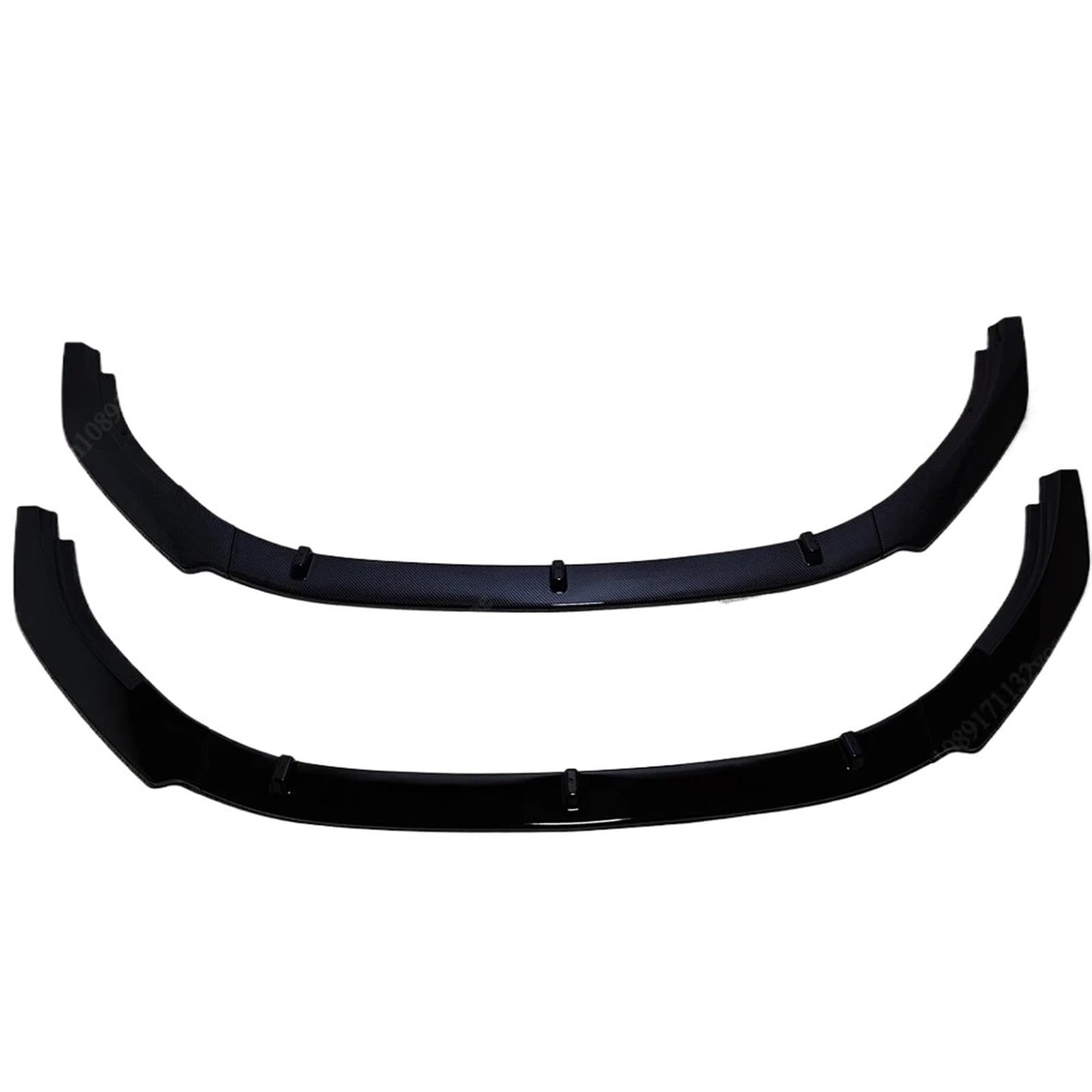 Kompatybilny z VW Golf 6 MK6 GTI GTD 2009-2013 przedni spojler zderzaka Spoiler Splitter pokrywa dyfuzora deflektor Canard Spoiler Body Kit Tuning(Carbon Look)