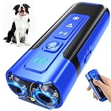 Dog Bark Deterrent Devices, 2X Ultrasonic Anti Barking Device for Dogs, Rechargeable No Barking Device for Own or Neighbor's Dogs