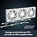 ARCTIC P12 Pro A-RGB (White) - Powerful Premium Fan, 120 mm PWM Fan with Y-Cable Splitter, 600-3000 RPM, 0 RPM <5% PWM, 5V Digital RGB, Fluid Dynamic Bearing, 4-Pin - White
