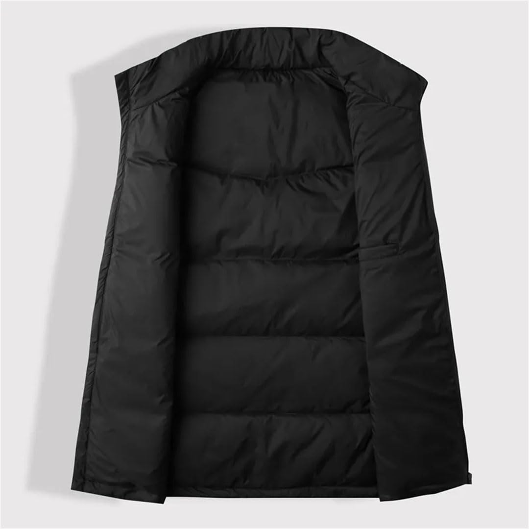 Vogrtcc Chaleco Ligero De Invierno Para Hombre, Informal, Grande, Con Cuello Levantado, Talla Grande