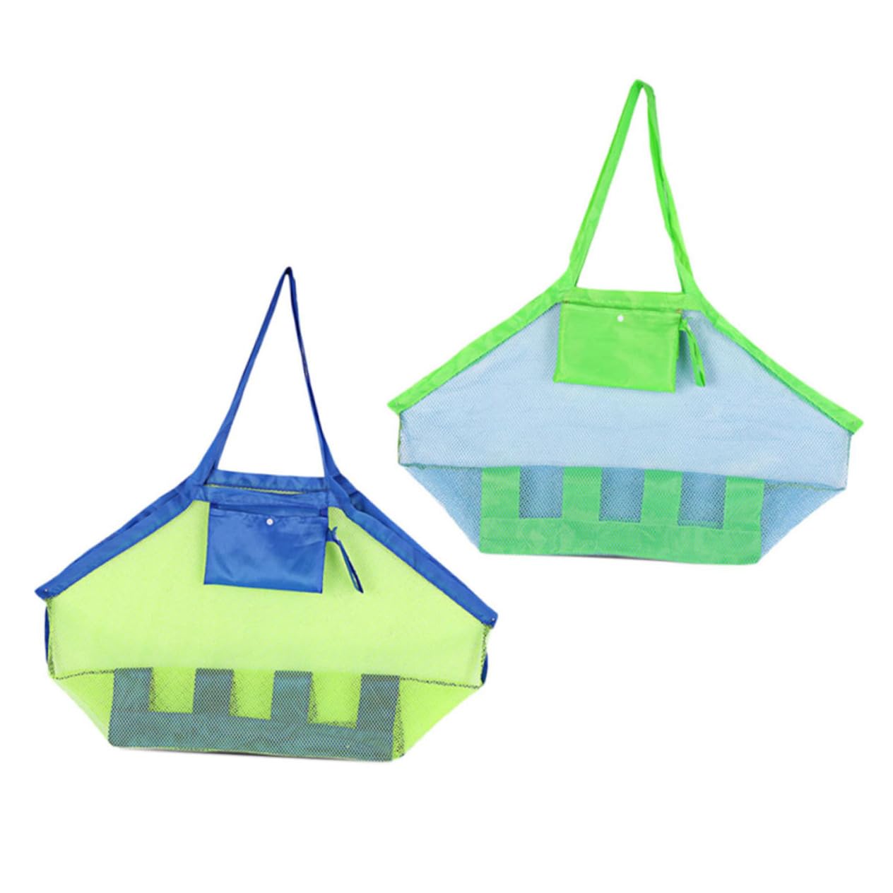 UPKOCH Bolsa De Mano De Malla De 6 Piezas Bolsa De Juguetes para Arena Juguetes para Exteriores Mochila De Malla para Playa Bolso De Mano para Playa Bolso De Playa para