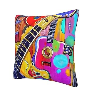 Housse de coussin universelle pour toutes les saisons acoustiques et guitares, en velours doux, dossier carré parfait pour chaque maison - Les Beatles, Paul McCartney, John Lennon, RIngo Starr, George Harrison Housse de coussin universelle pour toutes les saisons acoustiques et guitares, en velours doux, dossier carré parfait pour chaque maison – Image 3