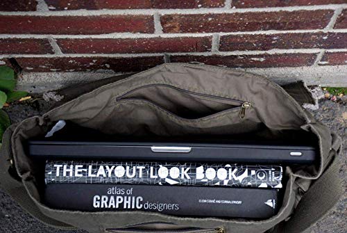 Black Lantern Canvas Messenger Bag - Leaf & Tree - Aesthetic Crossbody Bags for Women & Men - Cute Vintage Cross Body Purse, Large Shoulder Bag with Zipper - Backpack for Work, Study, Travel2