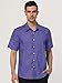 uxcell Men's Polka Dots Printed Dress Short Sleeves Button Down Shirt