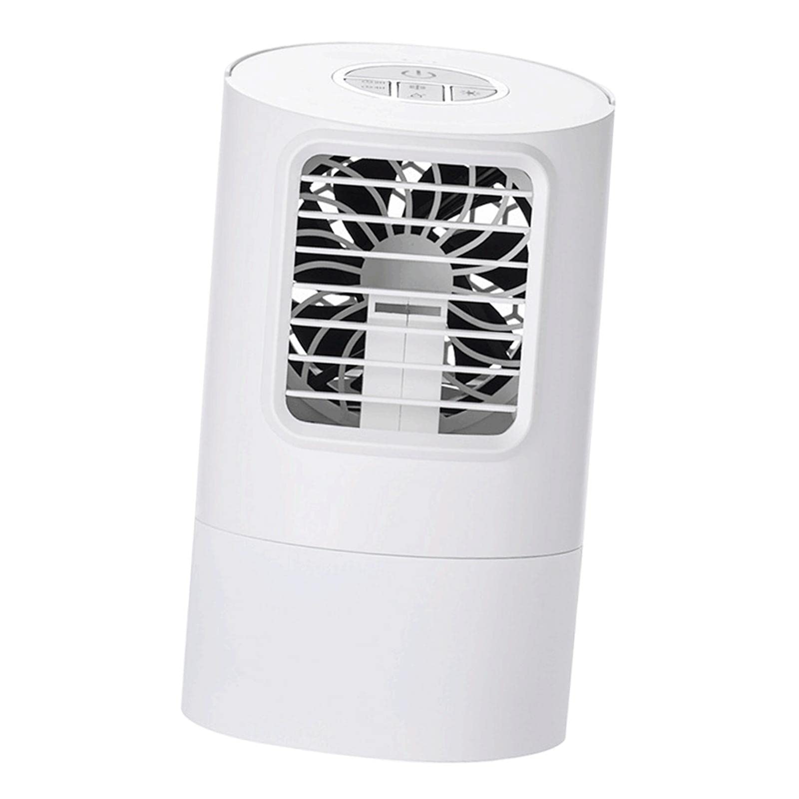 zoomella mini air conditioner fan bedroom air cooler with timer us plug white