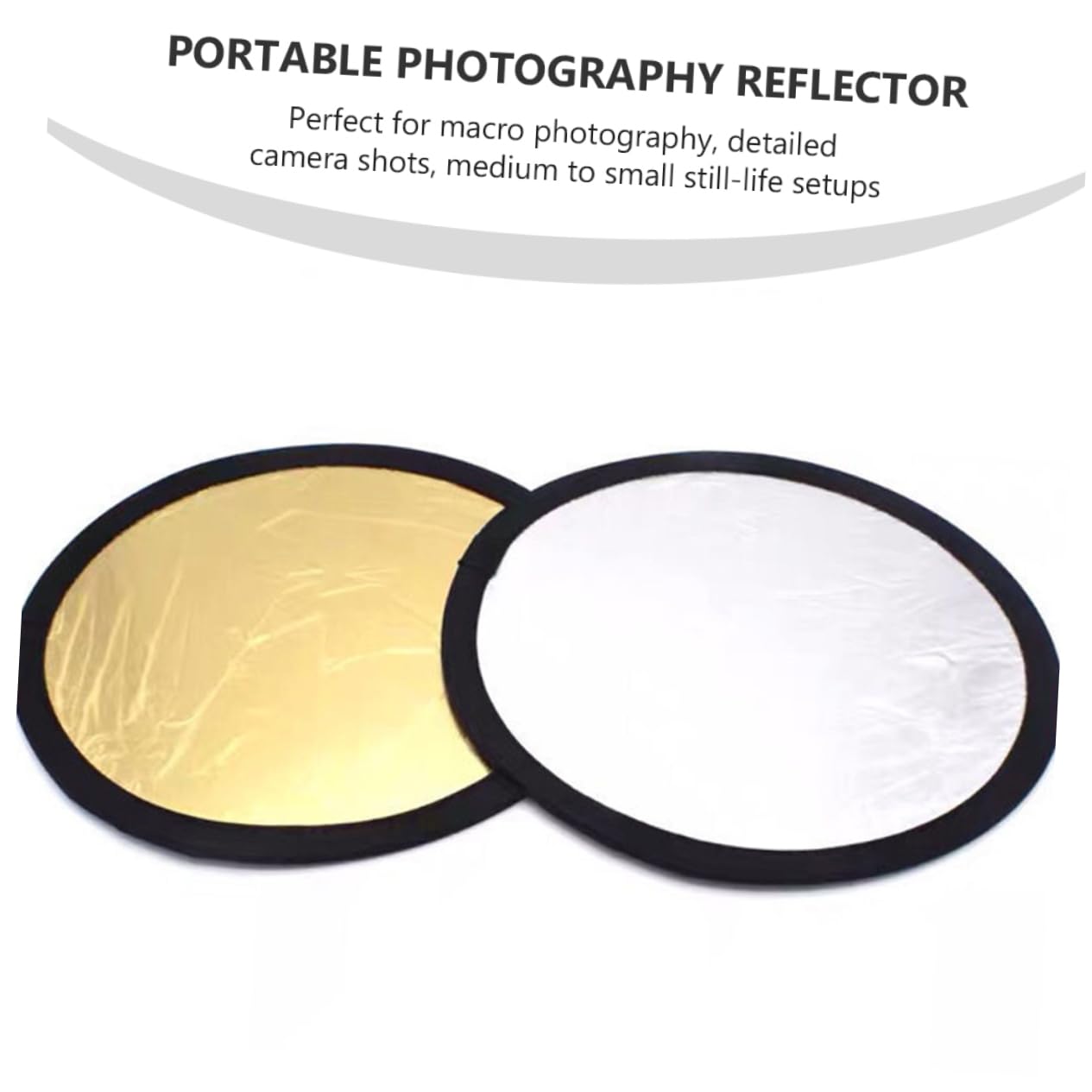 ARTIBETTER Photography Light Reflector Round Photo Light Reflector for Portable 2 Pcs Reflectors for Photography