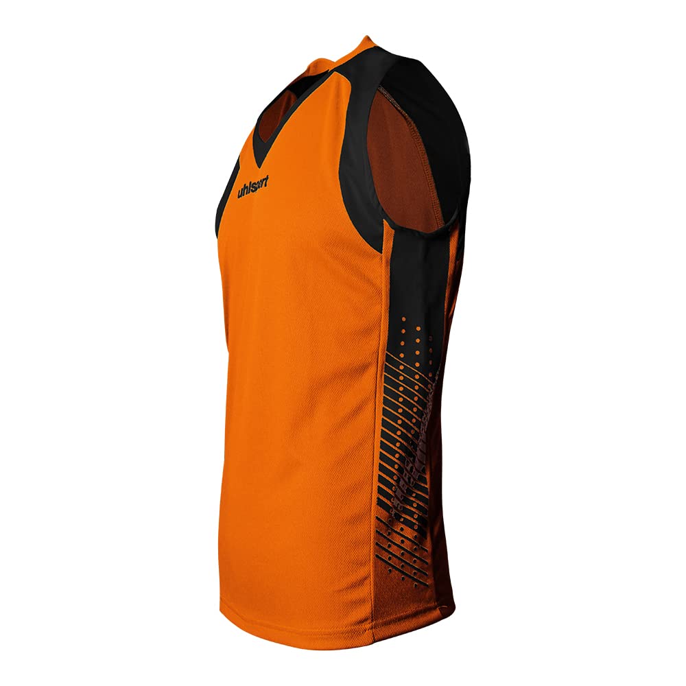 uhlsport Basketball Jerseys Set, Smart breathe® CLASSIC, For training and match, V-neck, Comfortable material to transfer sweat from the surface, Line & point design on both sides