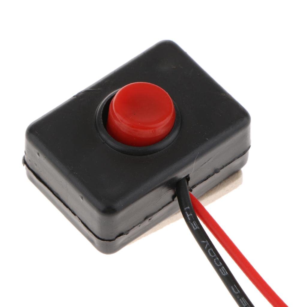 CALANDIS 5 Pieces Universal Car Self Reset Push Button Switch 12V-24V with 2 Wire-image-6