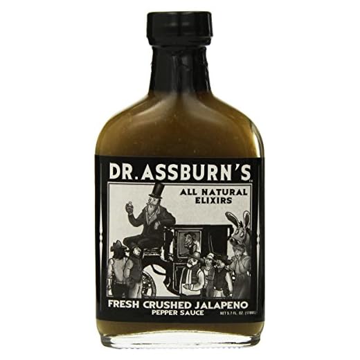 Dr Assburn's Fresh Crushed Jalapeno Pepper Sauce 5.7 oz
