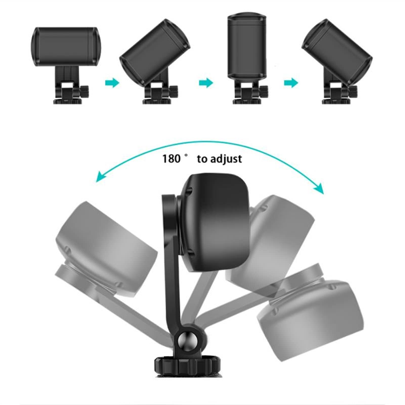 SCRUBY Treppiede portatile con rotazione del telefono, supporto pieghevole per treppiede per live treppiede per action camera per smartphone (verde)