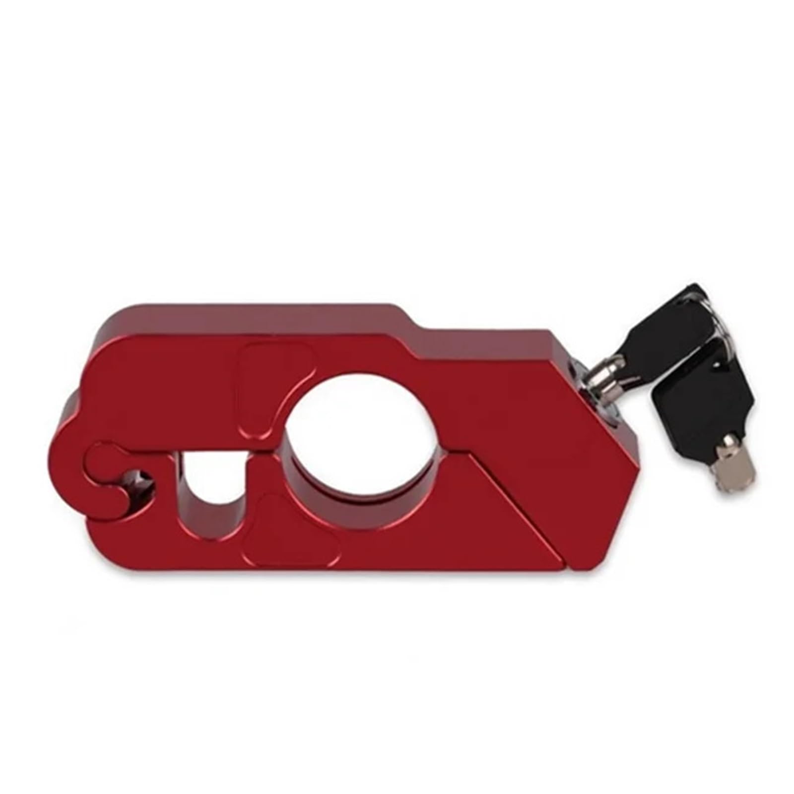 Candado Moto Candado de Manillar mecanizado Universal para Motocicleta: Dispositivo de Seguridad antirrobo con diseño de Seguridad Decorativo Candado Moto Cadena