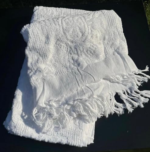 OMEZMART Ahram Ihram for Hajj and Umrah Men - Set 100% Cotton (White, Cotton)