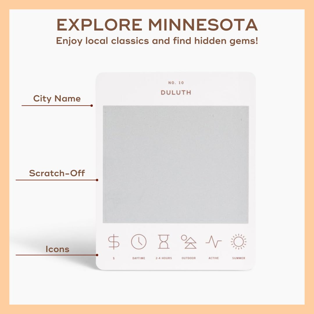 Reach International Outfitters Minnesota Adventure Bucket List: 50 Rubbelkarten für Outdoor-Aktivitäten, Touristenattraktionen und Roadtrips – perfektes Reisegeschenk und Leitfaden zum Erkunden