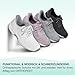 Orthofeet Women's Orthopedic White Knit Kita Hands-Free Sneakers, Size 6