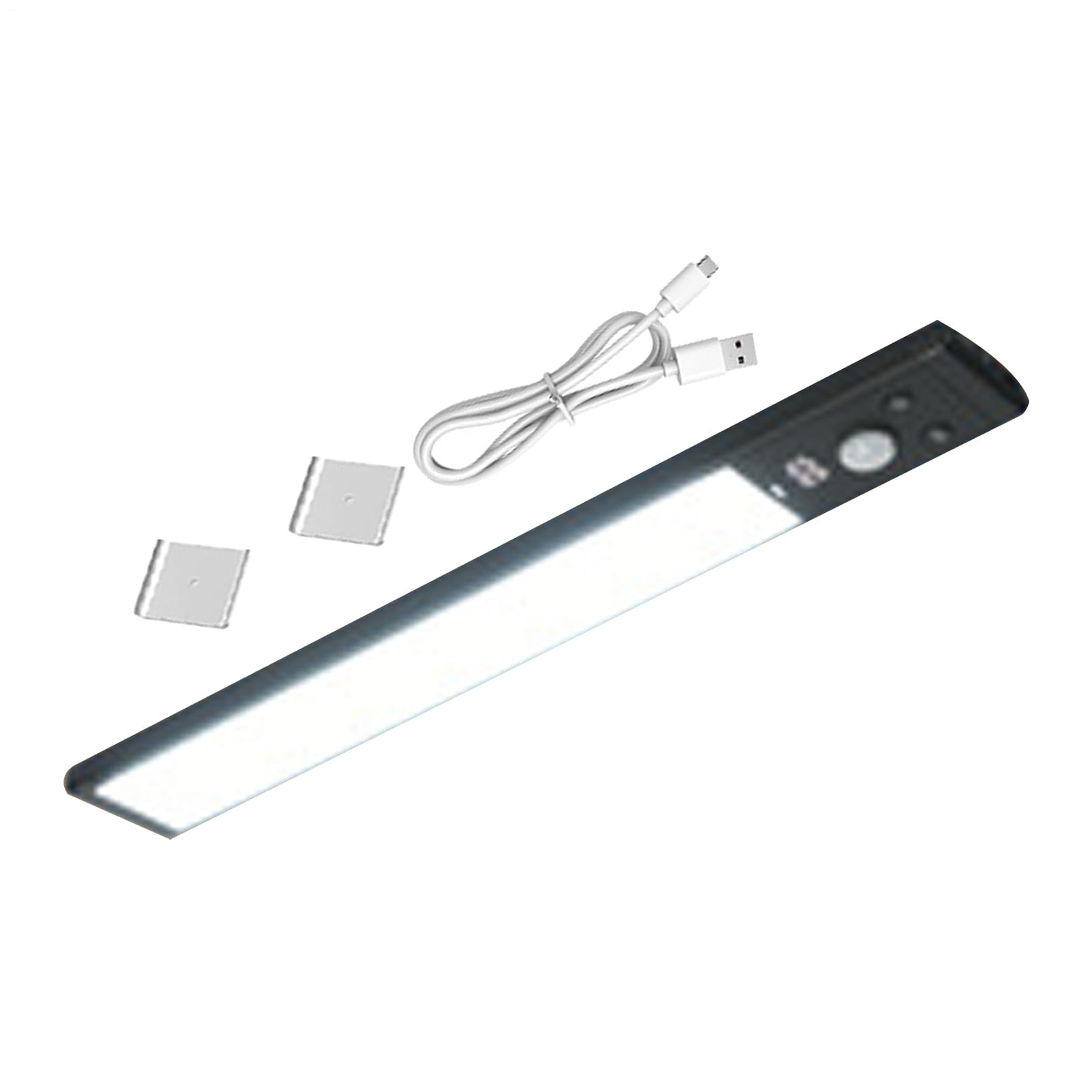 WJnflQN Under Cabinet Light | Motion Sensor Rechargeable Cabinet Lights,Multicolor Ultra-Bright Led Lighting Bar Kitchen Display for Storeroom Basement Stairs