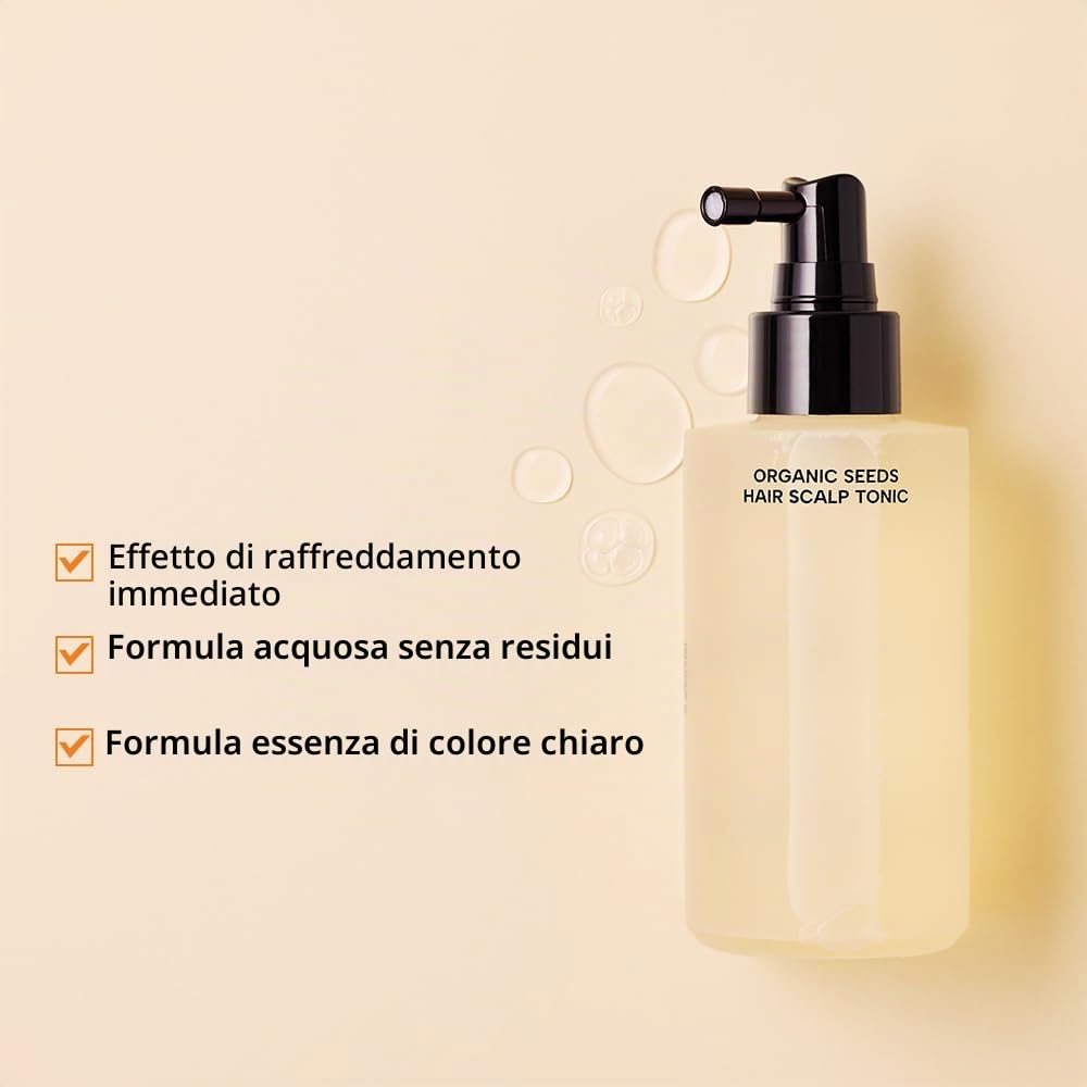 Whamisa Semi organici capelli scalp tonico