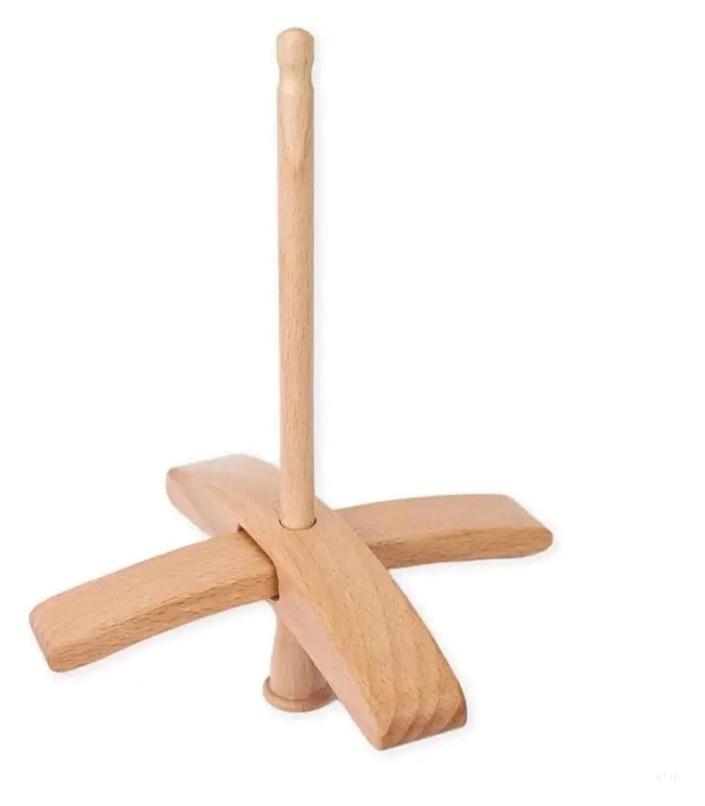 Pzoferlin One Color Yarn Rack Wooden Yarn Spinner 15X19cm