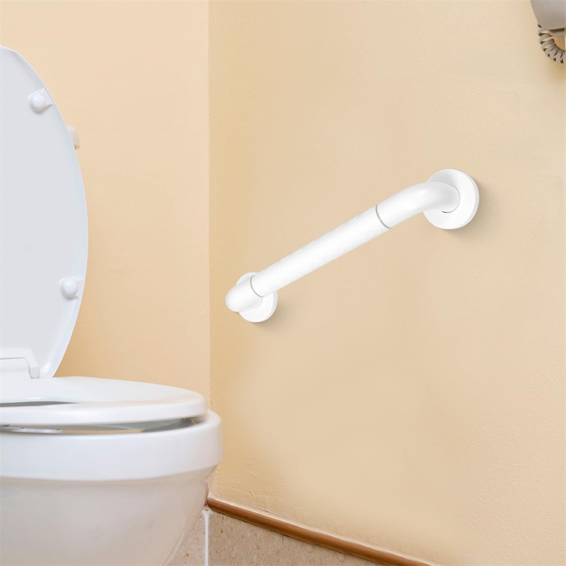 Barre d'Appui de Salle de Bain Poignée Baignoire de Sécurité 40CM Barre D'appui WC Antidérapantes Porte Serviette Barre de Maintien Douche Murale