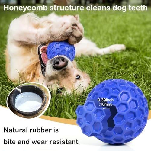 Pelota mordible y sonora para perros grandes y medianos miniatura 5
