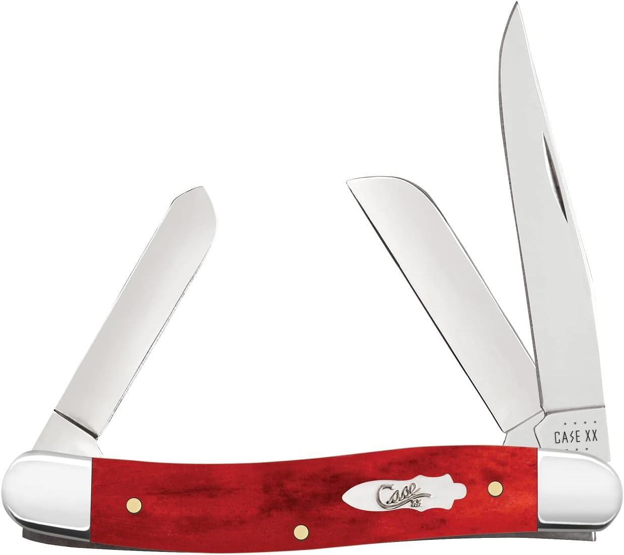 Casexx Knives Smooth Old Red Bone Stockman Stainless 11321 Pocket Knife