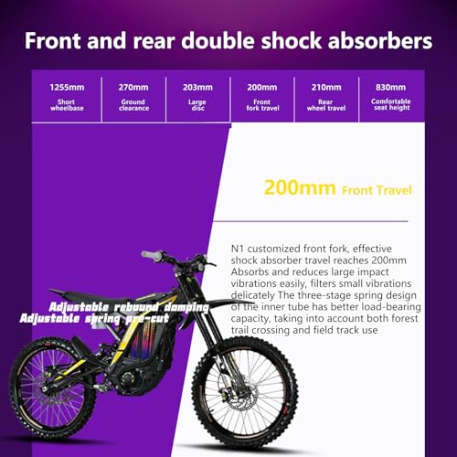 Natkie 8000W Electric Motorcycle Bike
