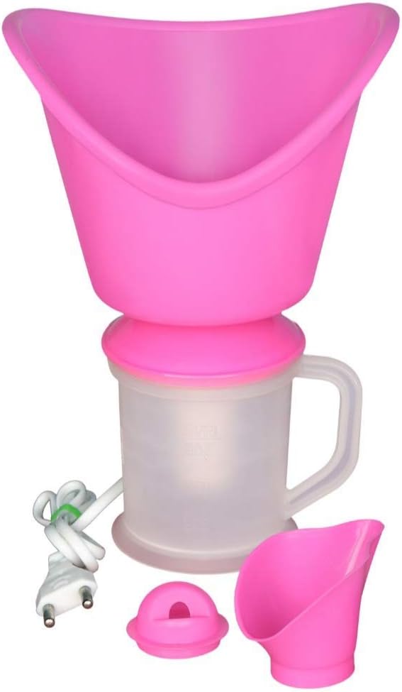 3 In 1 Medical Facial Steamer Inhaler Vaporizer For Face, Cold, Cough, Sinus, Steam Breath Machine Regular For Adults/Kids - Made In India