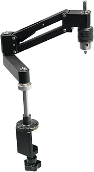 Tapping Machine Bracket Tapping Arm Pneumatic 360 Arm Drill DIY Projects Aluminum Alloy Flexible Universal Air Drill Tapper