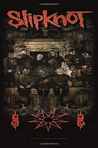 Slipknot Lined Notebook Journal, 100 Pages (6 x 9 Inches) Blank Ruled Writing Journal With Inspirational Quotes, Perfect Diary Notebook Gifts for Father Day Mother Day Family Ideas .: Best Gift For Slipknot Fan