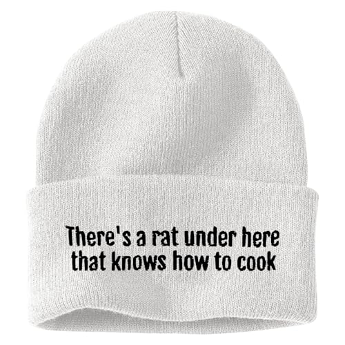 Funny Beanie for Men and Women Cool Embroidered Knit Hat Warm Winter Funny Hat