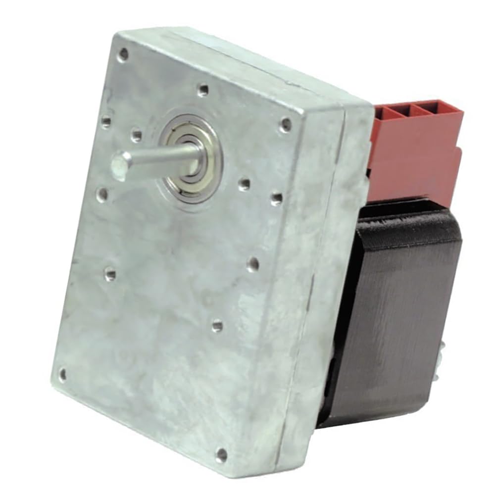 Easyricambi - Motoriduttore Stufa a Pellet Modello Kenta K9175160, Ricambio Motore per Carico Pellet Velocità 2,5 RPM, Albero Diametro 8,5mm, Pacco Lamellare 30mm, rotazione oraria, Alimentazione 220V