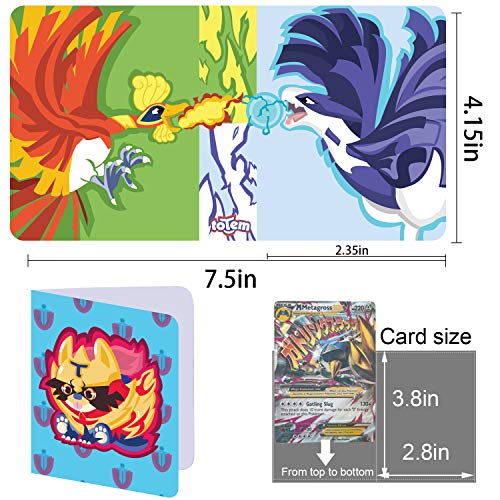 Totem World 5 Inspired Mini Binder Collectors Albums Compatible with Pokemon Cards - Top Load Pocket