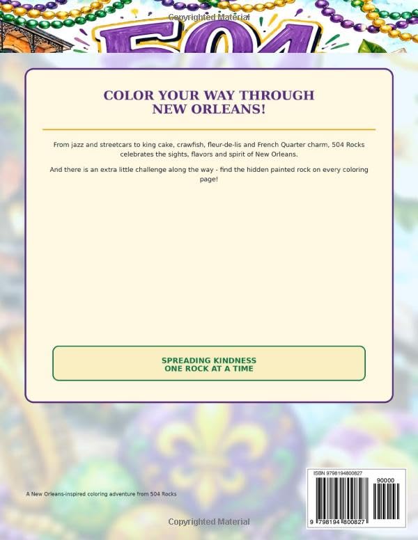 504 Rocks: A New Orleans coloring book image 3