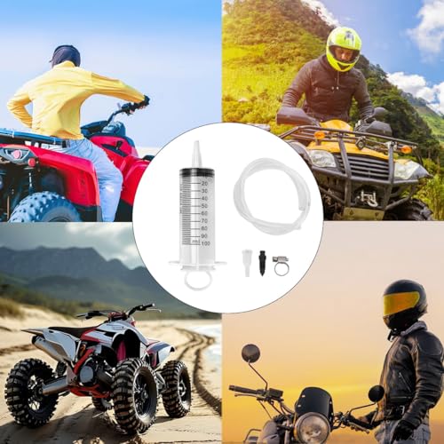 Bremsenentlüfter Motorrad,Bremsflüssigkeit Saugspritze,Bremsen Entlüftungs,100ml Spritze,Schlauch 50cm,Bremsenentlüftungsgerät,Motorrad Bremse Bleeder,Kupplung Bremsschlauch,für Motorräder,Roller