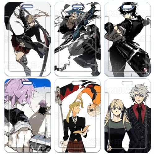 [うねり] 2024 ソウルイーター パスケース 定期入れ デスザキッド カード入れ ICカードケースカードカバー IDカードホルダー 萌えグッズ 縦型 かわいい干渉防止 子ども 大人 誕生日 プレゼント コスプレ小物 (04)