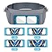 Optivisor Jewelers Magnifying Glasses - 1.5X, 2X, 2.5X, 3.5X Optical Headset Magnifying Visor for Reading, Jeweler Loupe with 4 Lens Close Work Magnifier Headset for Electronics